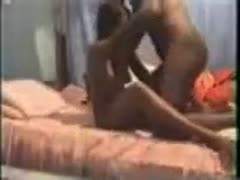 A lustful, black-skinned man thudding his playgirl